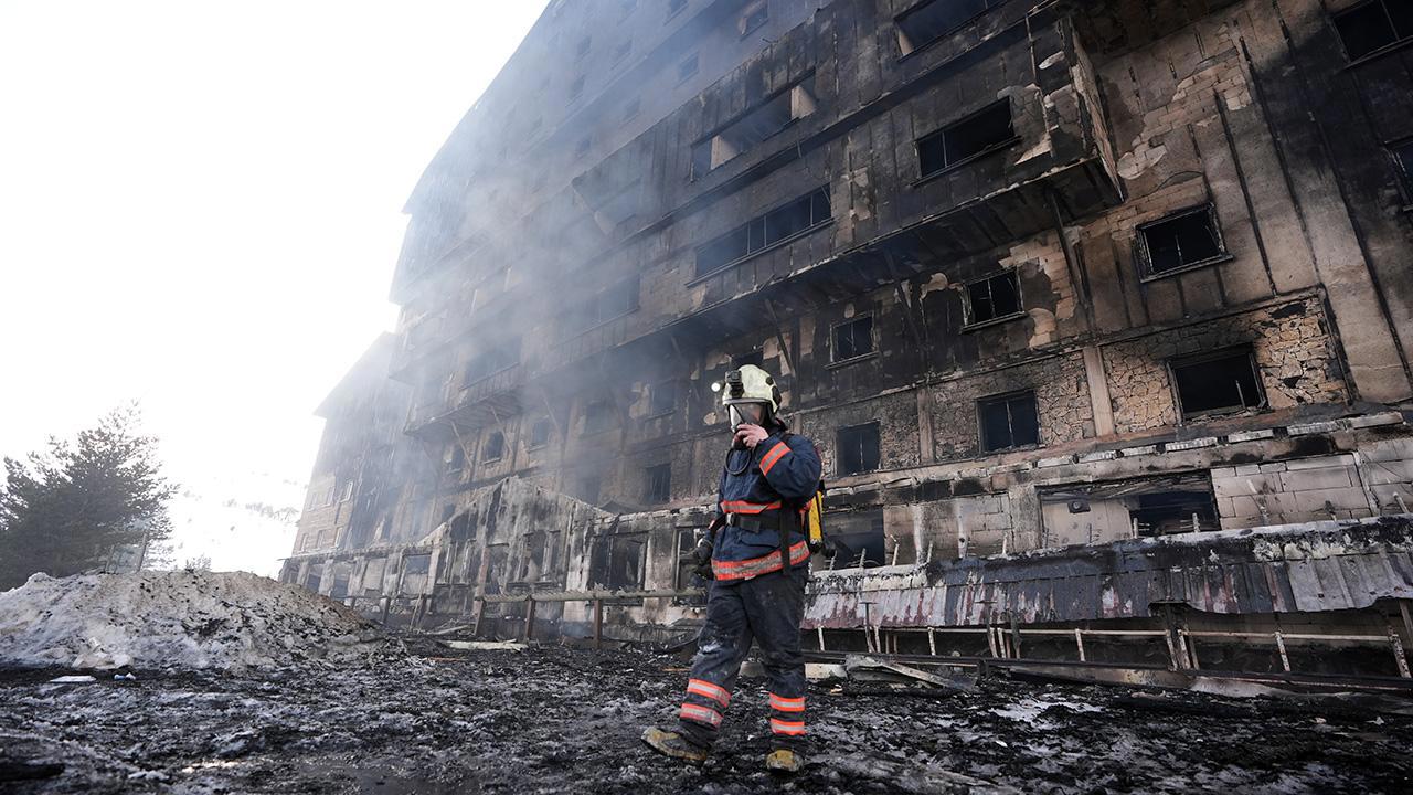 Kartalkaya'daki otel yangınına ilişkin itfaiye raporu yayınlandı