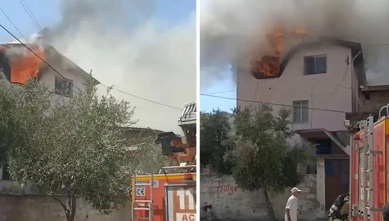 Hatay'da Yangın Korkuttu: 3 Yaşındaki Çocuk Hastaneye Kaldırıldı