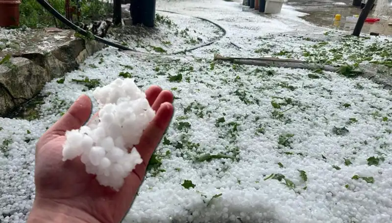 Haziran Ayında Dolu Sürprizi: Beyaz Gelinliği Giyen Şehirler