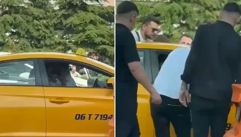 Trafikte Gerginlik: Vatandaş Taksi Şoförüne Yumruk Attı