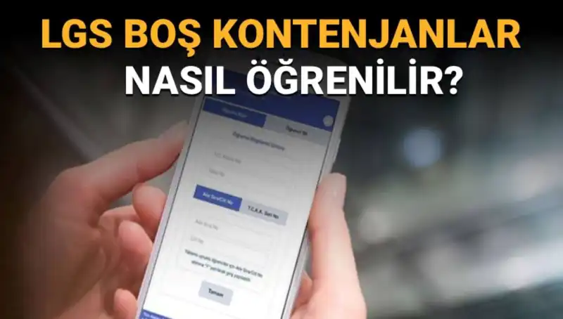 LGS Boş Kontenjanları ve Tabanları Nasıl Öğrenilir? E-Okul ile Sorgulama Yöntemleri