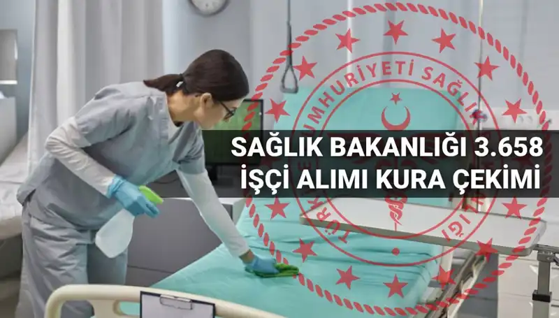 Sağlık Bakanlığı'ndan 3.658 İşçi Alımı Kura Tarihi Açıklaması!