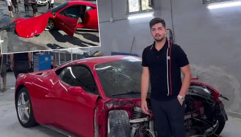15 Milyonluk Ferrari: Hurdaya Döndü, Sahibi Hayal Kırıklığını Anlattı